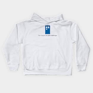 Ceci n’est pas une cabine telephonique Kids Hoodie